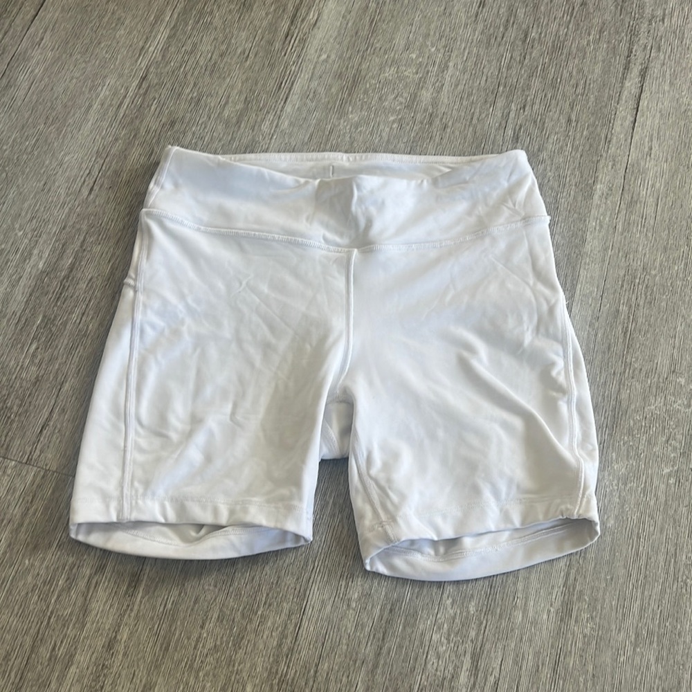outdoor voices bike short white